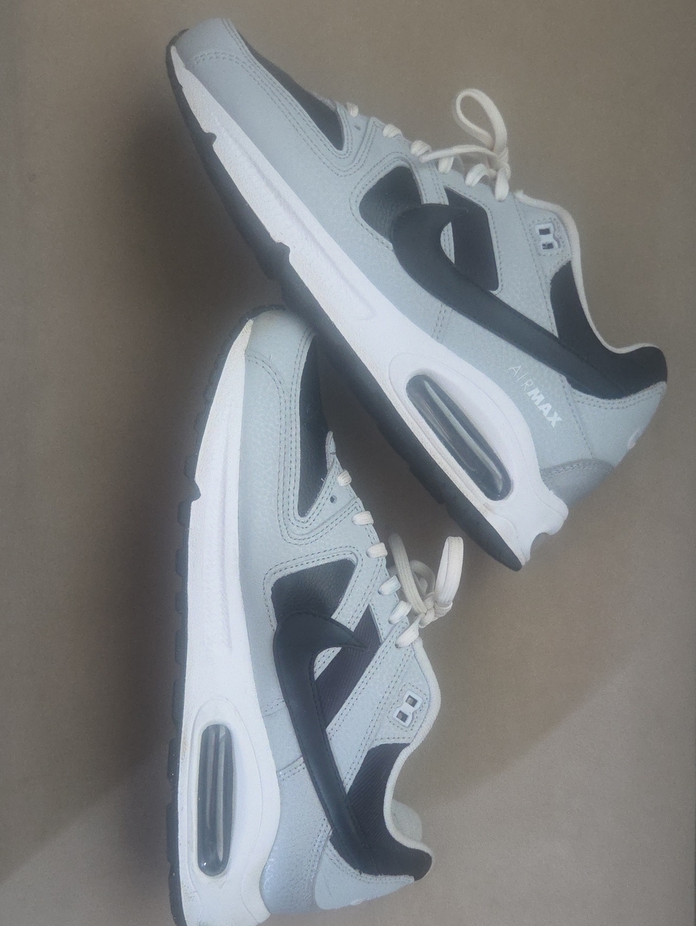 Women's Gray and Black Nike Air Max